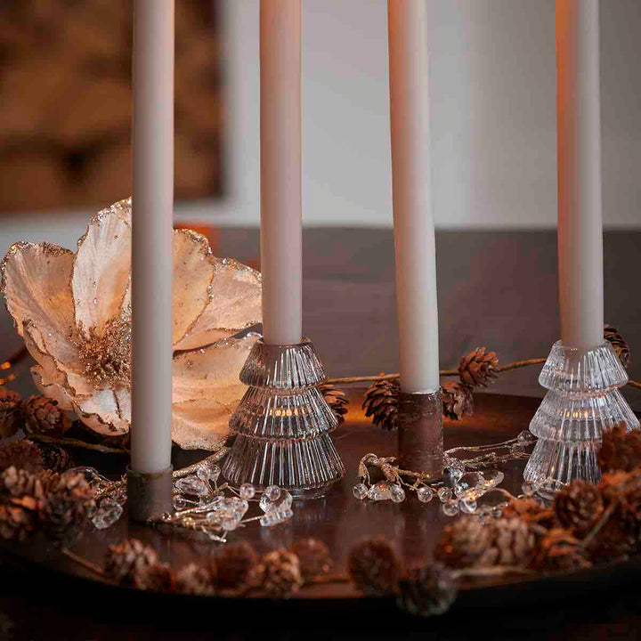 Weihnachtsbaum-Kerzenhalter für Teelichter