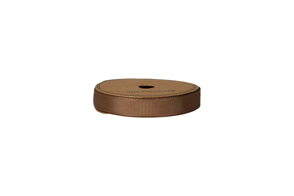 Grosgrainbånd - Brun Polyester - 13mmx10m
