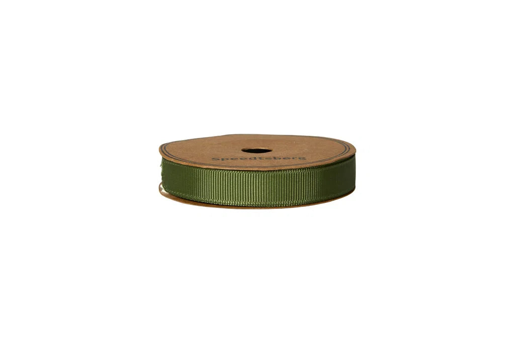 Grosgrainbånd - Grøn polyester - 13mmx10m