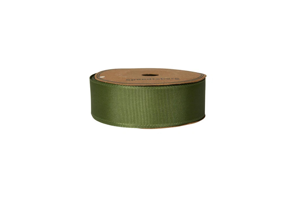 Grosgrainbånd - Grøn Polyester - 25mmx10m