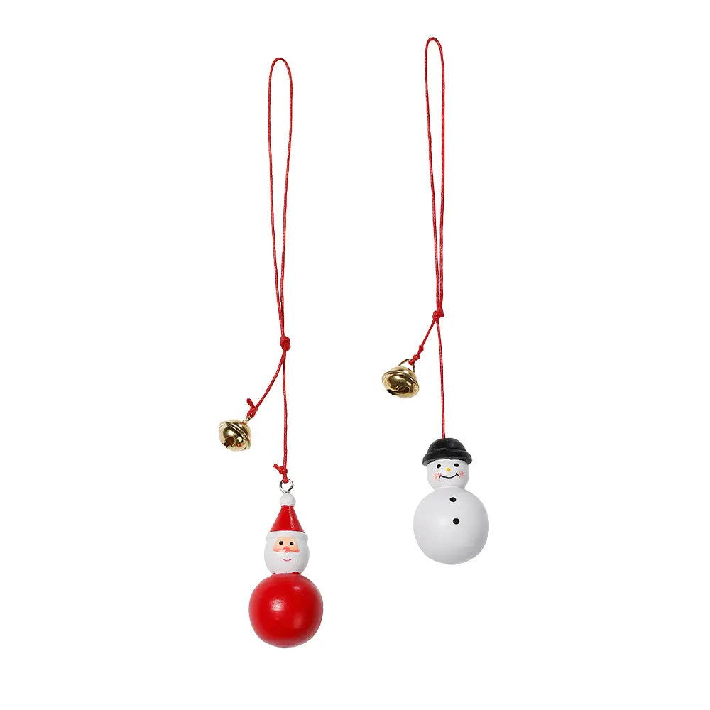 Juleophæng Klassisk i træ 6 cm – Holly &amp; Jolly