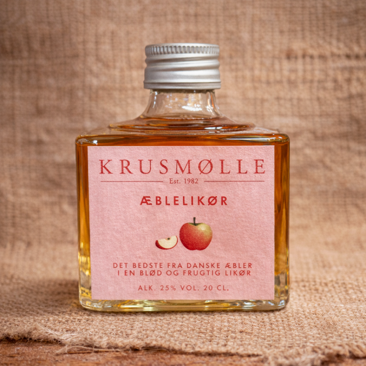 Krusmølle æblelikør 25% 20 cl.