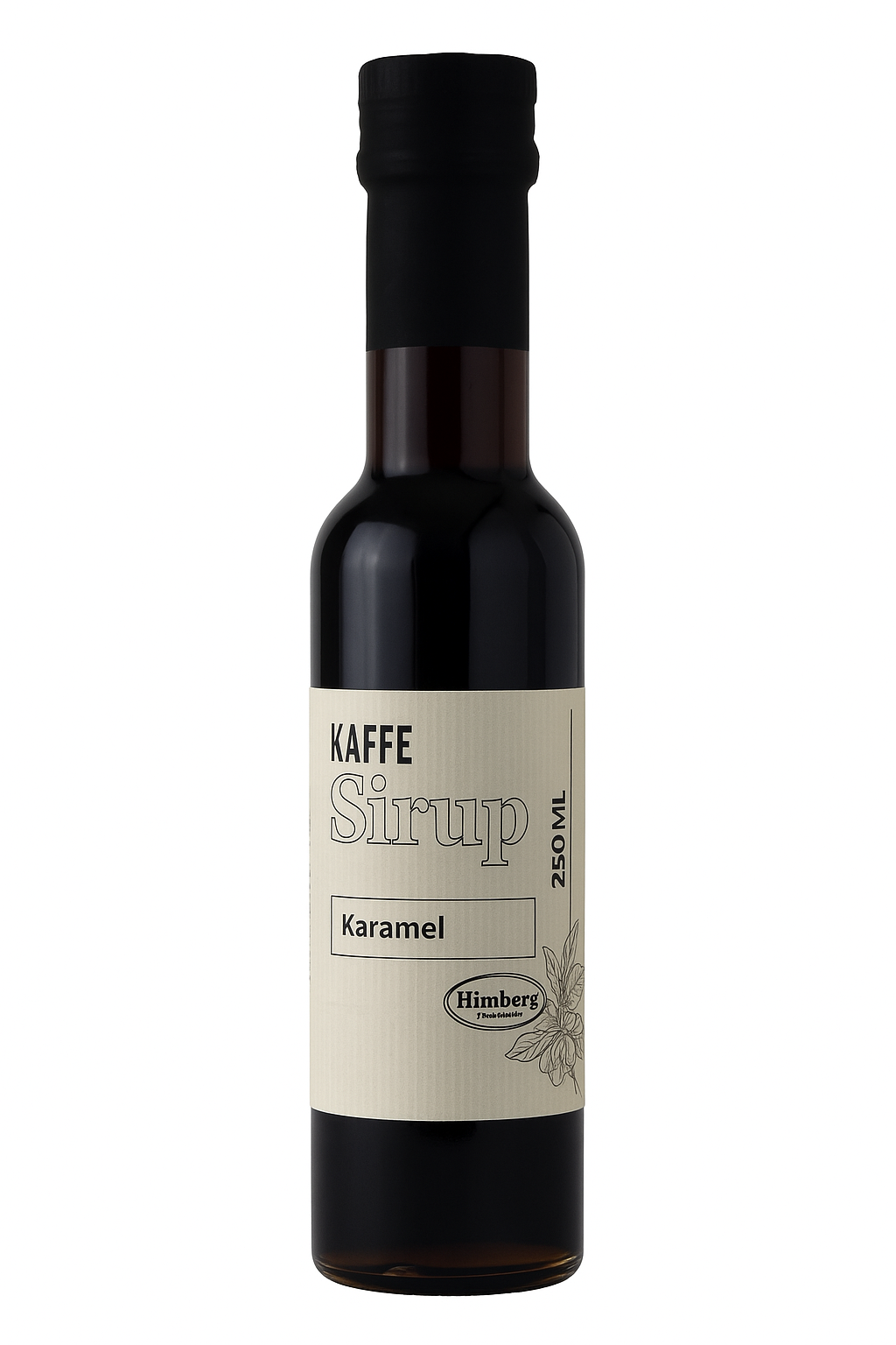 Kaffesirup med Karamel – 250 ml | Perfekt til kaffe, dessert & bagværk