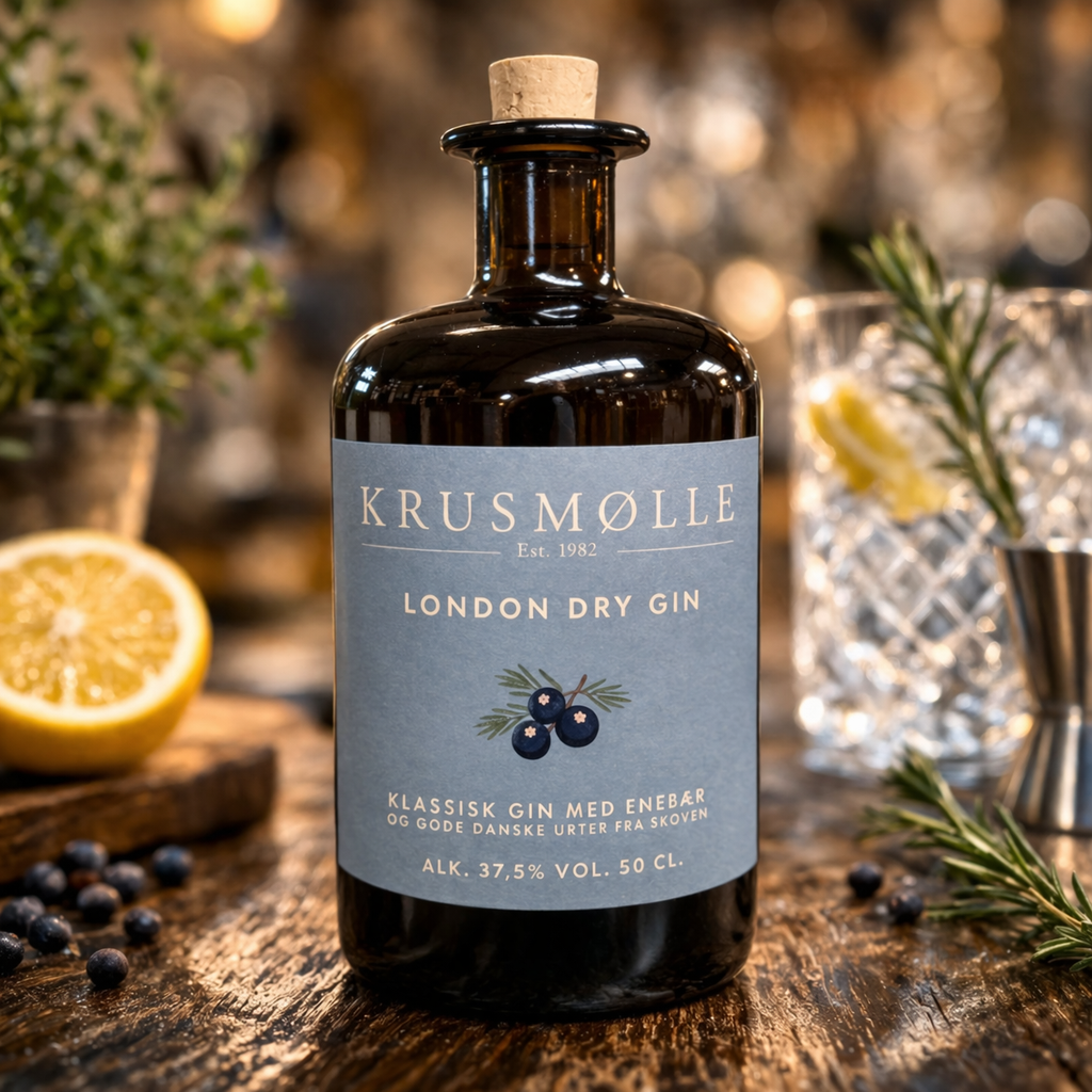 Krusmølle | London Dry Gin | 50 cl