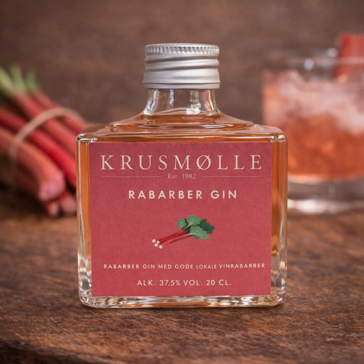 Krusmølle | Rabarber Gin | 20 cl