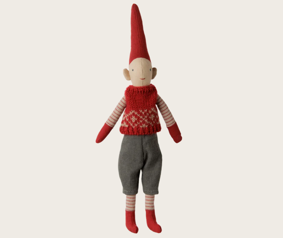 Pixy, Str. 1 - Dreng - Rød knitted vest
