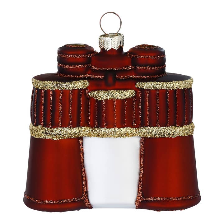 Juleophæng Kikkert i glas 7,5 cm