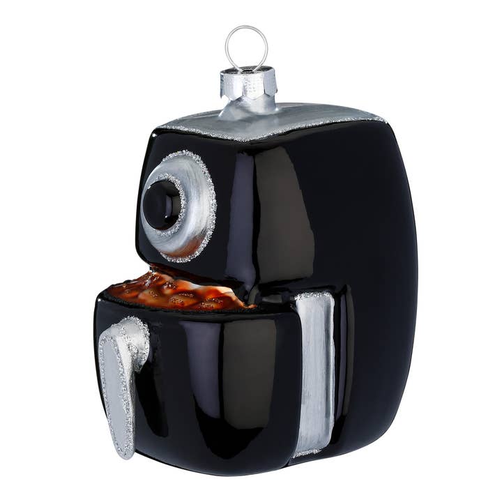 Juleophæng Airfryer i glas 9,5 cm