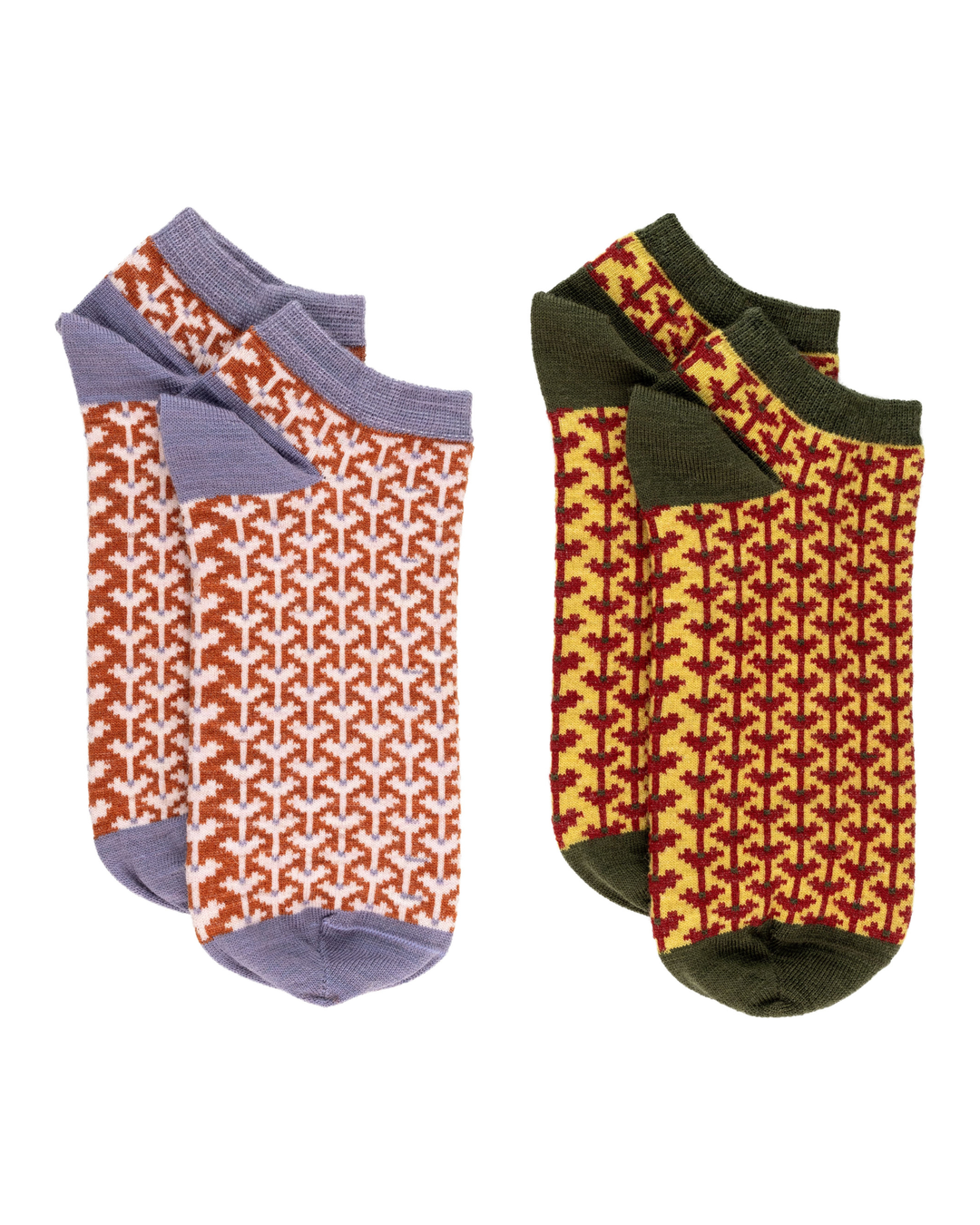 2-pak Merino ankelsokker Evelina &amp; Estelle