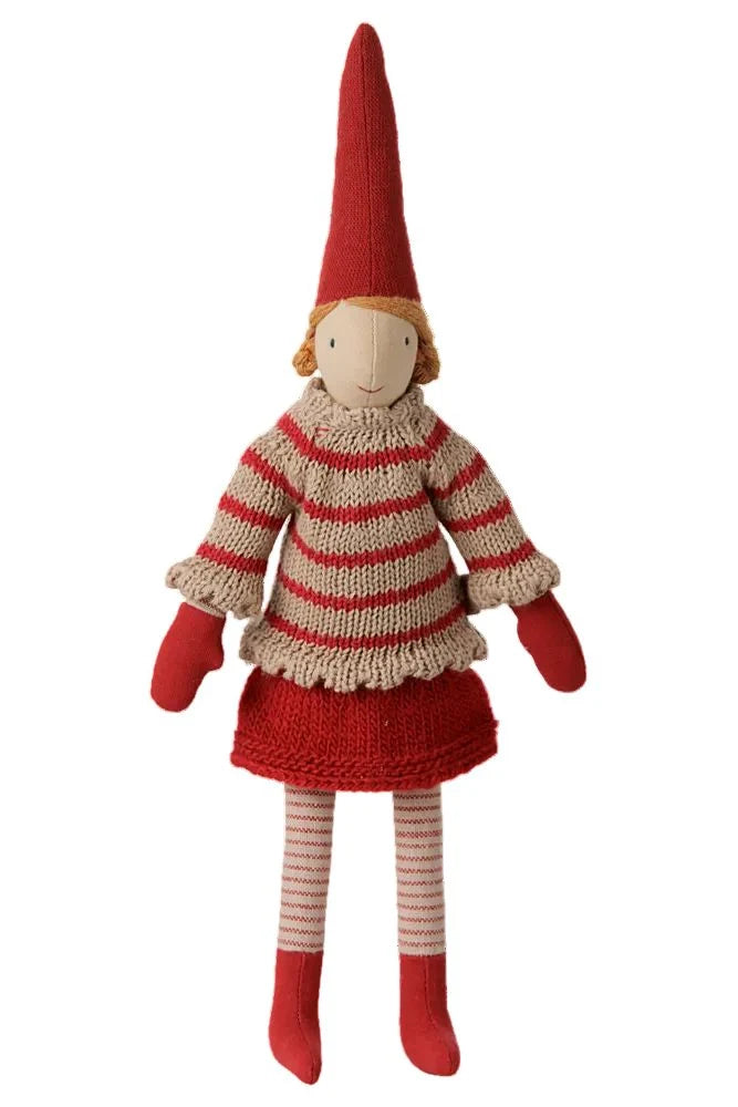 Pixy, Str. 2 - Pige - Stribet strikket sweater