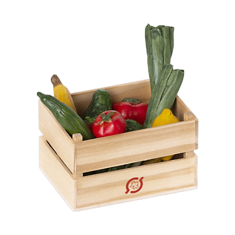 Miniature grøntsager og frugt