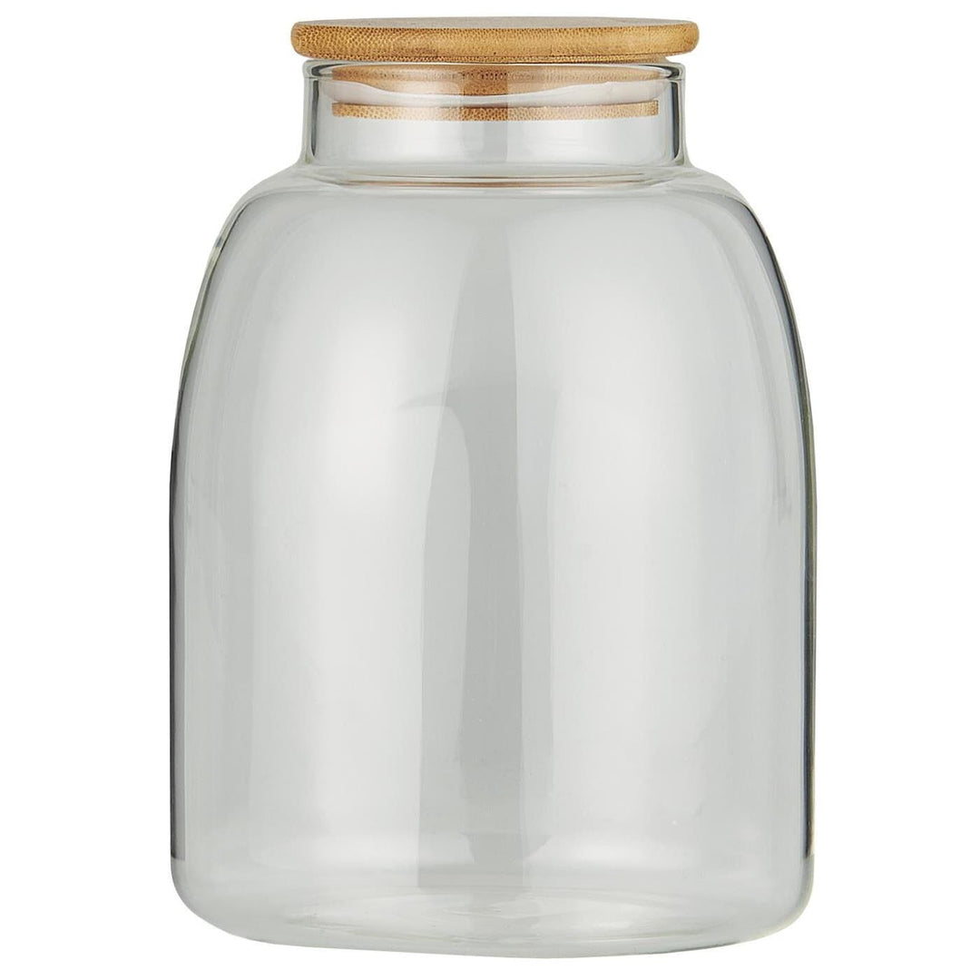 Opbevaringsglas med bambuslåg Opbevaring Ib Laursen Krusmølle