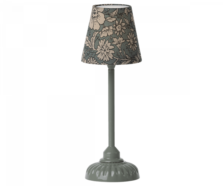 Vintage gulvlampe, Lille - Mørk mint Legetøj Maileg Krusmølle