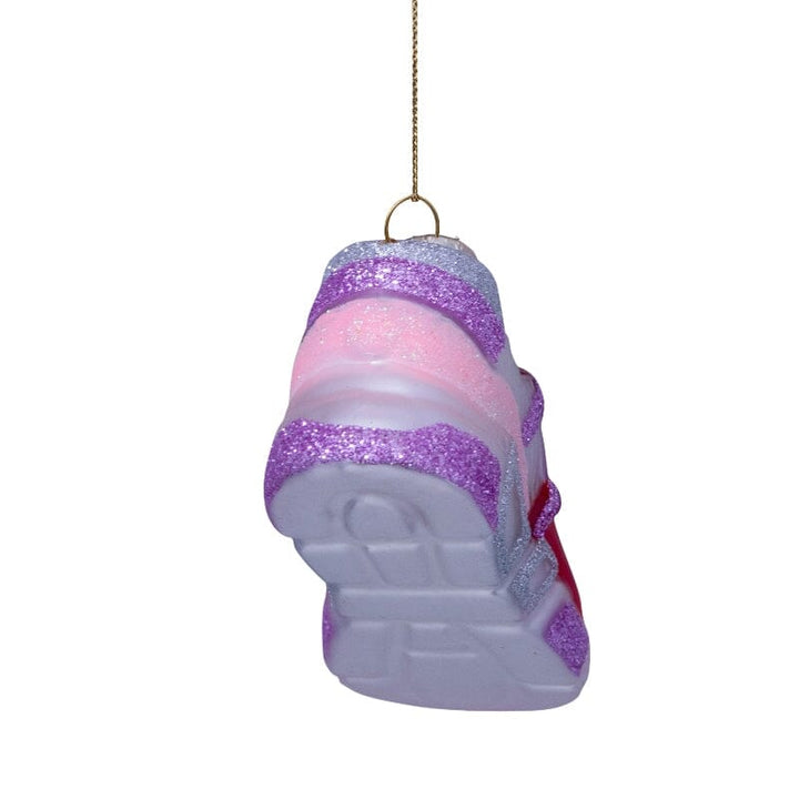 pink & rød sneaker Julekugle Vondels Krusmølle