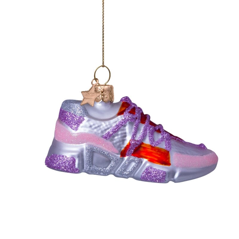 pink & rød sneaker Julekugle Vondels Krusmølle