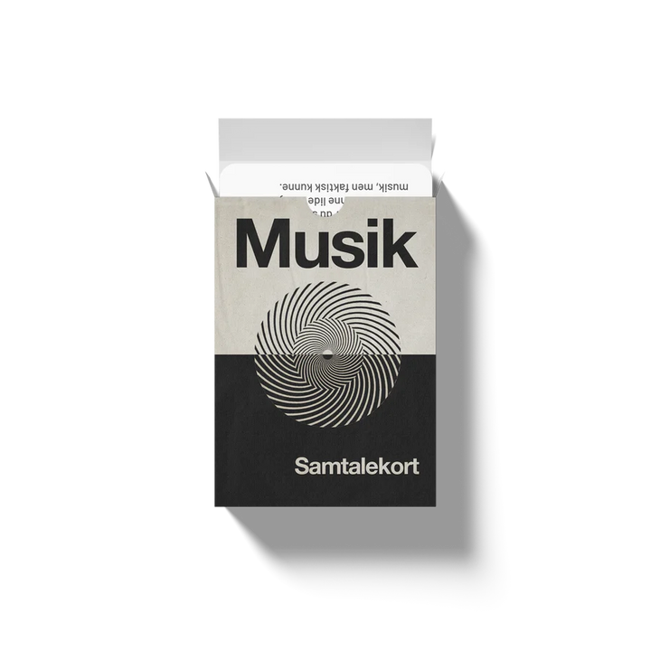 MUSIK - Samtalekort om musik. Kort spil SNAK Krusmølle