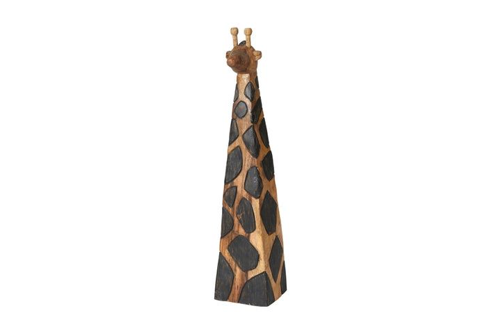 Giraffe figure in mango wood